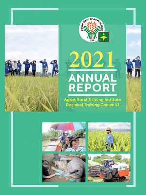 2021 Annual Report Cover Photo in Color Green