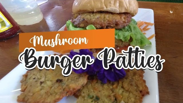 Mushroom Burger Patties | Oyster Mushroom Processing